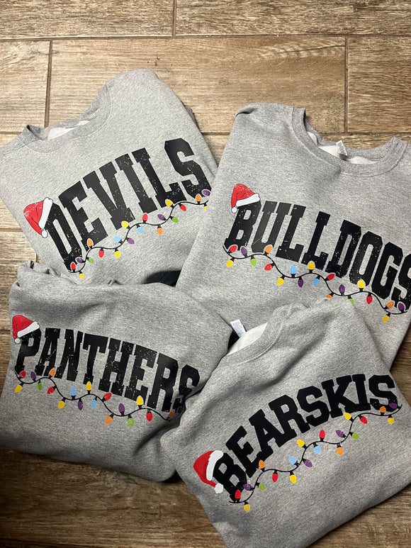 Varsity Spirit Christmas Light Crewneck