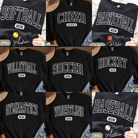 Sport Family (Put color, sport and family member name in personalization box)