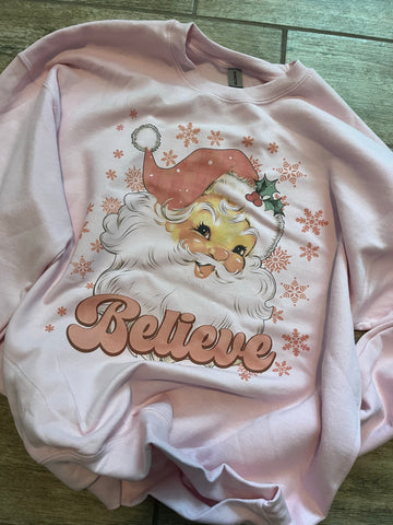 Leopard Winking Santa