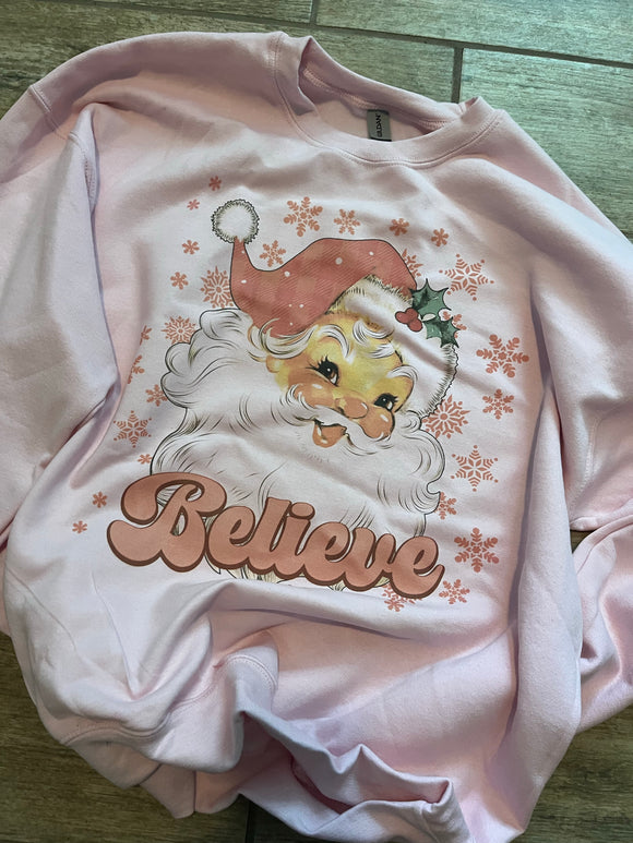 Leopard Winking Santa