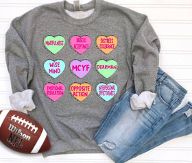 Conversation Heart Crewneck Special