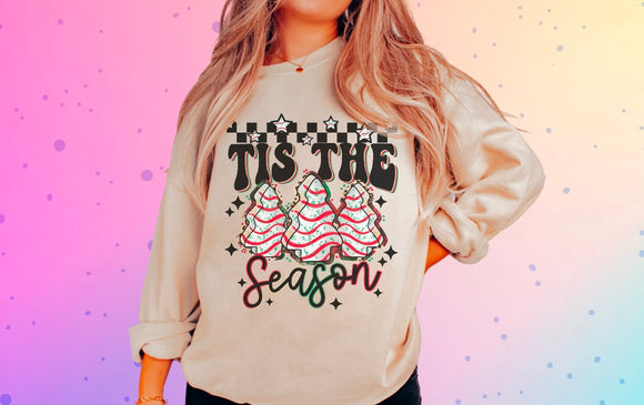 Tis the Season Christmas Tree Cake