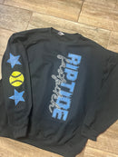 Vertical Text Crewneck (Include Size, Team Name and 2 Colors in Personalization Box)-4