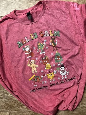 All is Calm Gingerbread Tee