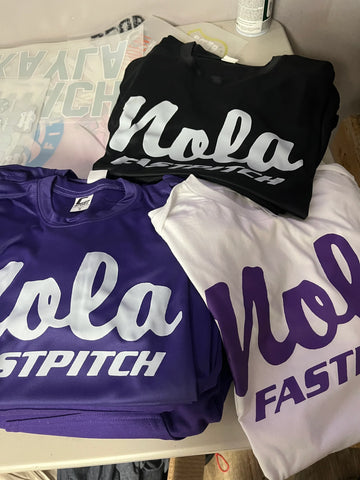 NOLA Fastpitch Classic Logo- DRIFIT TEE