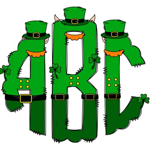 St. Patricks Monogram Collection (7 Options)