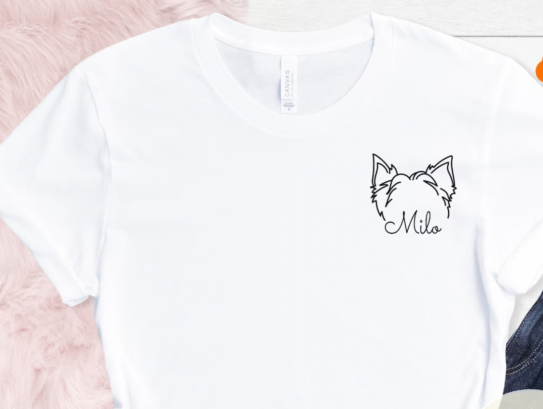 Personalized Dog Ear Tee