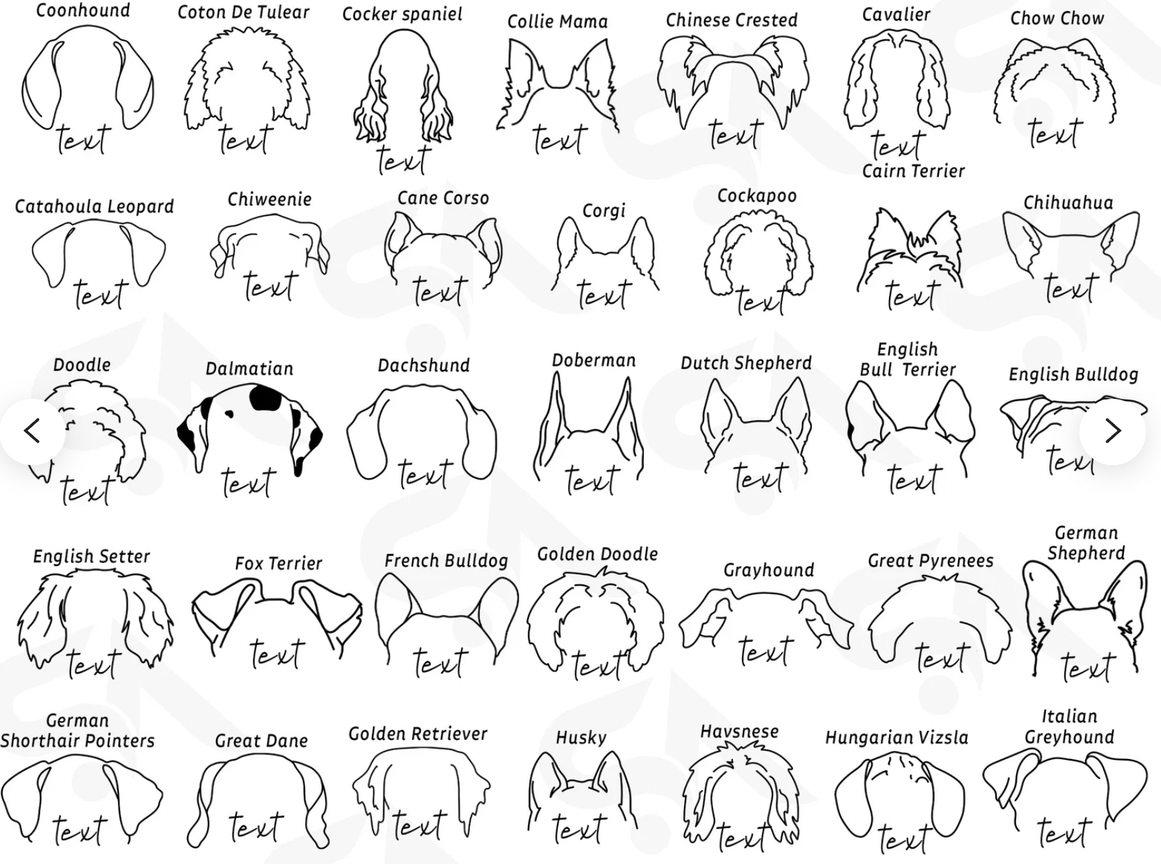 Personalized Dog Ear Tee