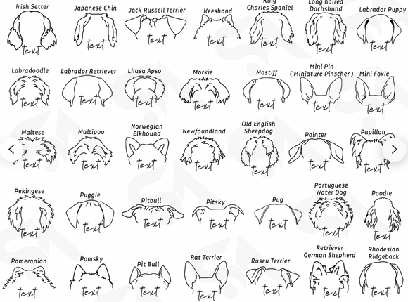 Personalized Dog Ear Tee