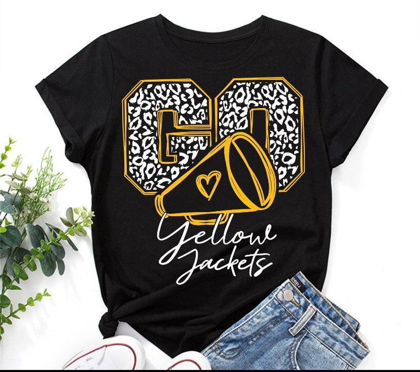 Go Jackets Leopard Cheer