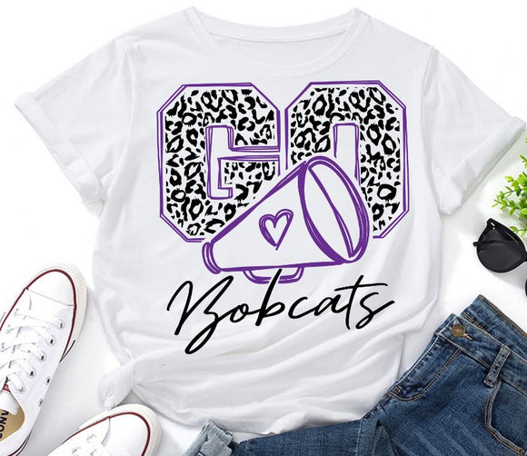 Go Bobcats Leopard Cheer