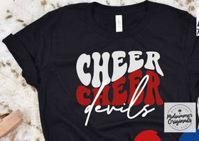 Cheer Cheer Devils Retro Stack