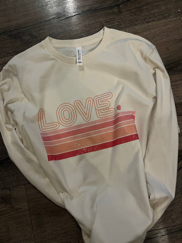 Retro Stripe Love