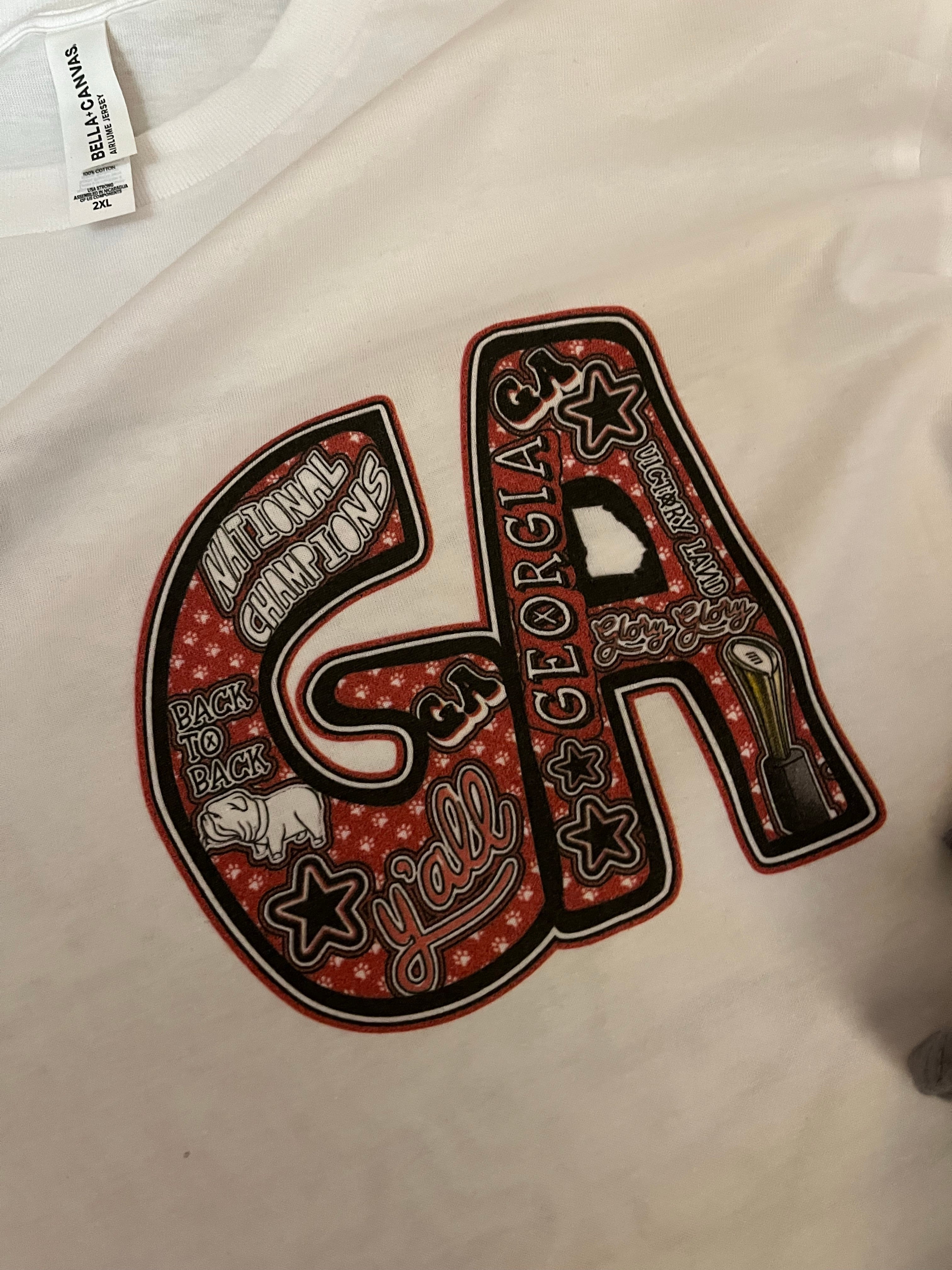 Georgia Champs Hand-drawn