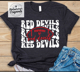 Devils Football Retro Stack