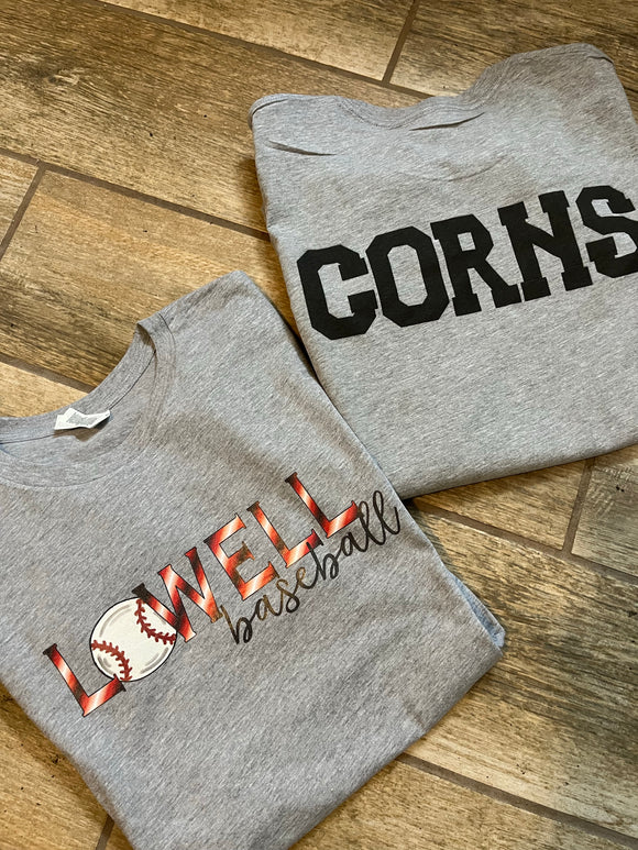 Lowell Baseball- Personalized with Name/# on back