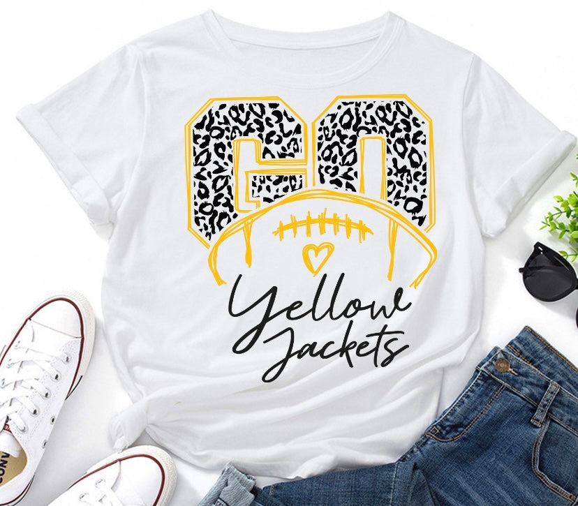 Go Jackets Leopard Football - 0
