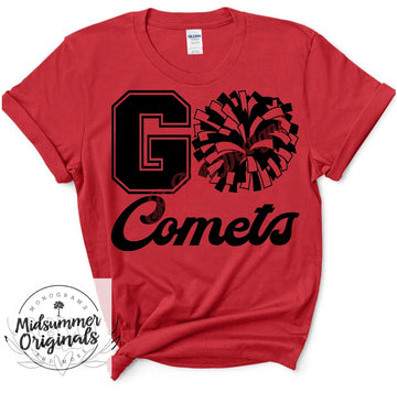 Go Comets Pom