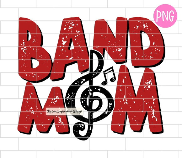 Band Mom (can change color and/or add school name)