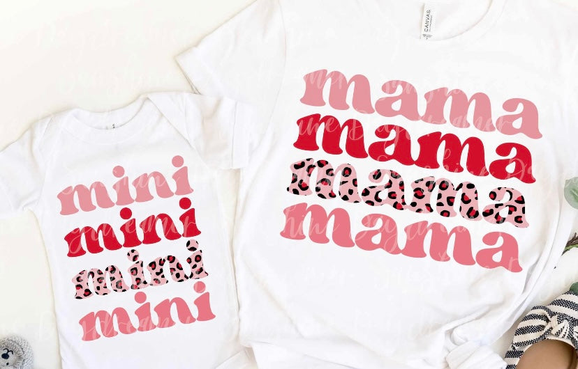 Pink Leopard Mama Stack