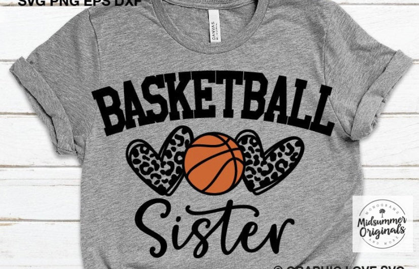 Basketball Grandma, Sister, Mom (personalized)