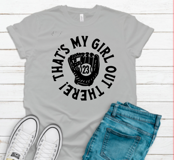 Personalized Softball - That’s My Girl Out There
