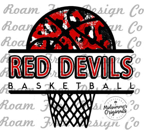 Red Devils Leopard Basketball