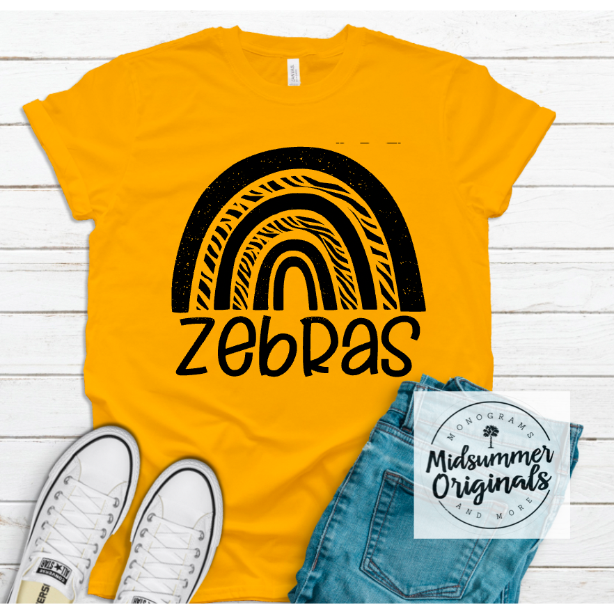 Zebras Rainbow