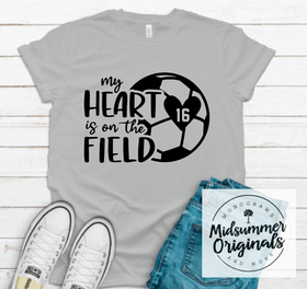 Personalized Soccer- Heart on Field