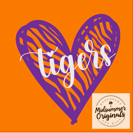 Tiger Stripe Heart