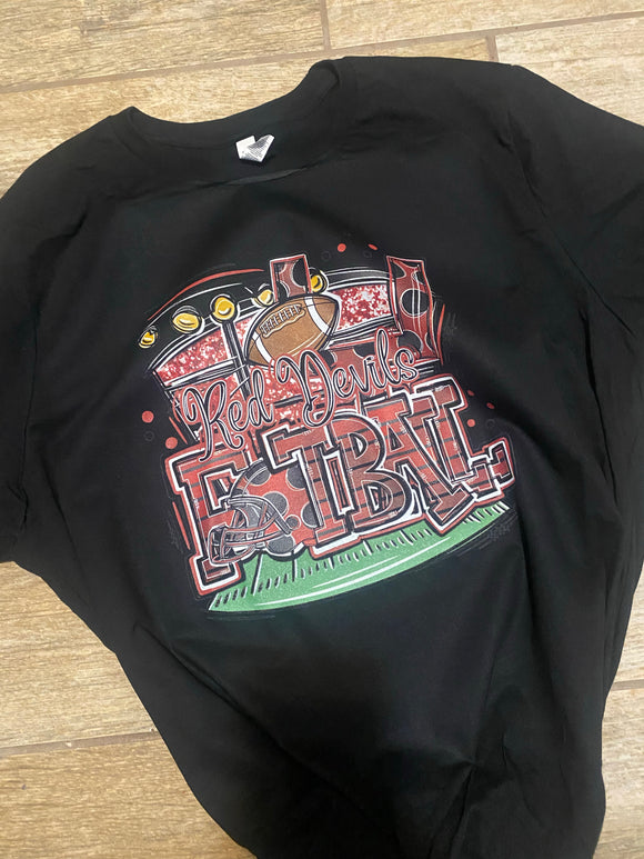 Friday Night Lights Football- Personalized Tee