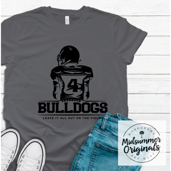 Personalized Football- Leave it All on the Field