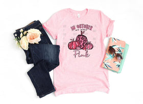 In October We Wear Pink Pumpkin (breast cancer)