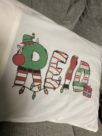 Personalized Christmas Pillowcases
