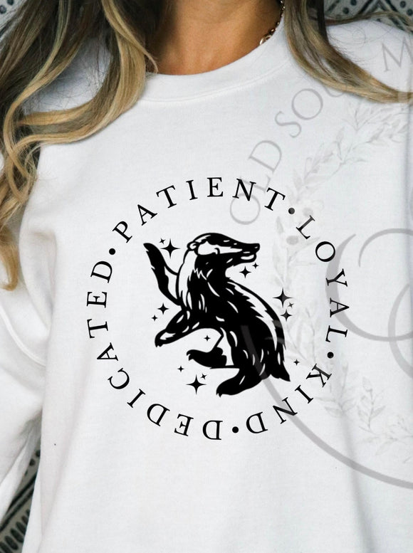 HP Houses- Mascot and Word Circle