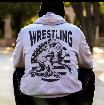 Wrestling Flag 1 (will add school name to front)