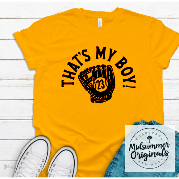 Personalized Baseball- That’s My Boy