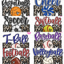 Leopard Sports Mom (personalize with name, number, font color)-1