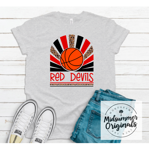 Red Devils Vintage Basketball