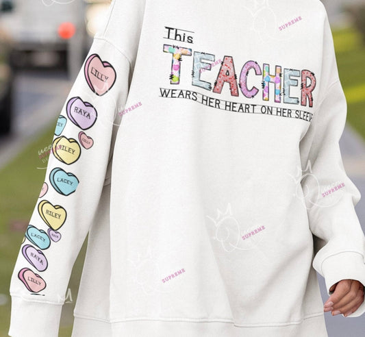 This Teacher Heart on My Sleeve