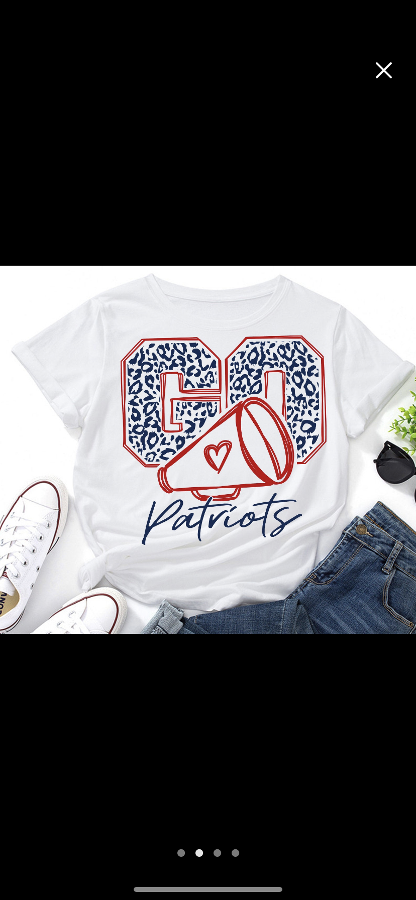 Go Patriots Cheer (can change color)