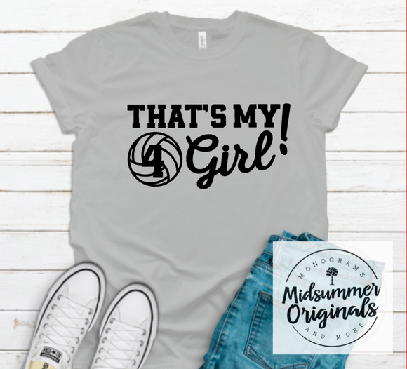 Personalized Volleyball- That’s My Girl