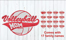 Volleyball Dad/Mom/Family (personalized)-3