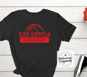 Red Devils Ball and Net Logo