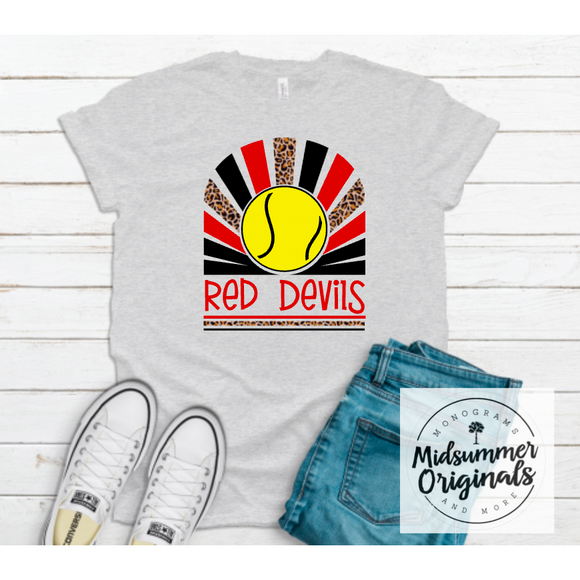 Red Devils Vintage Tennis